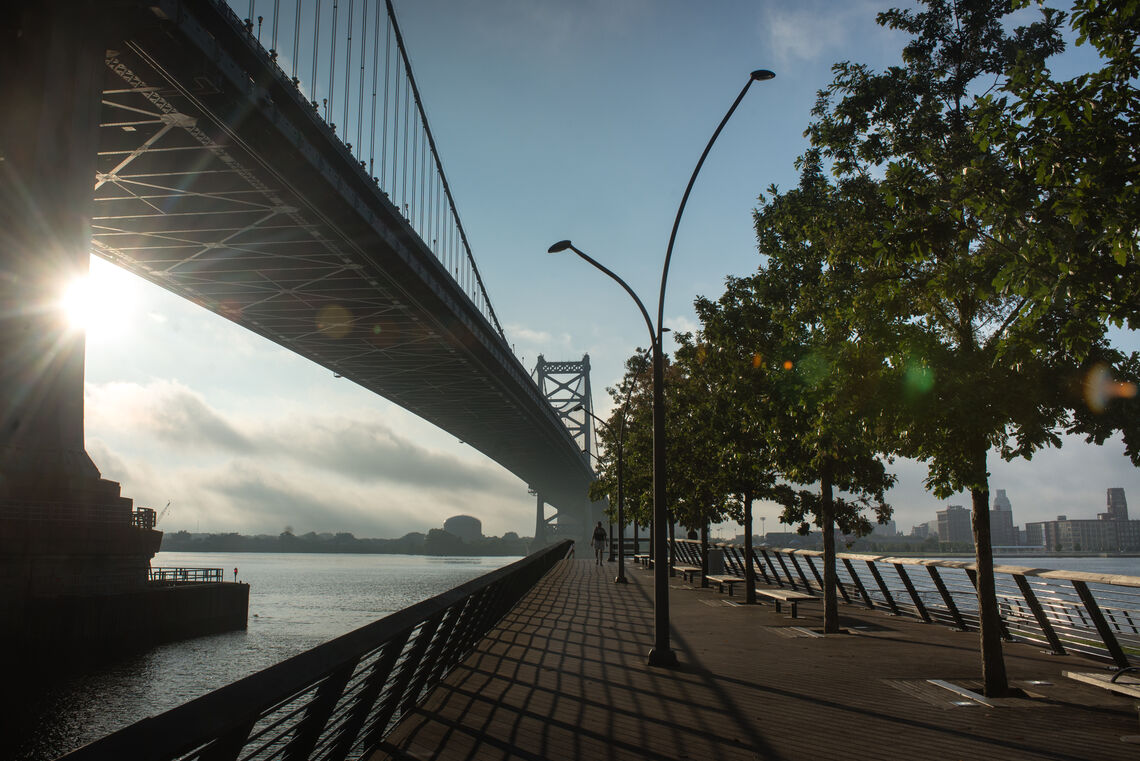 Race Street Pier at Dawn