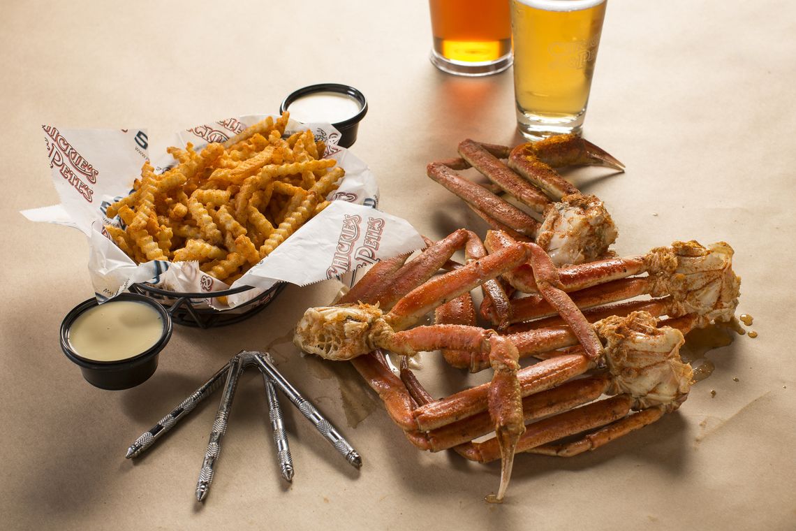 Chickie's and Pete's Famous CrabFries and Crab Legs